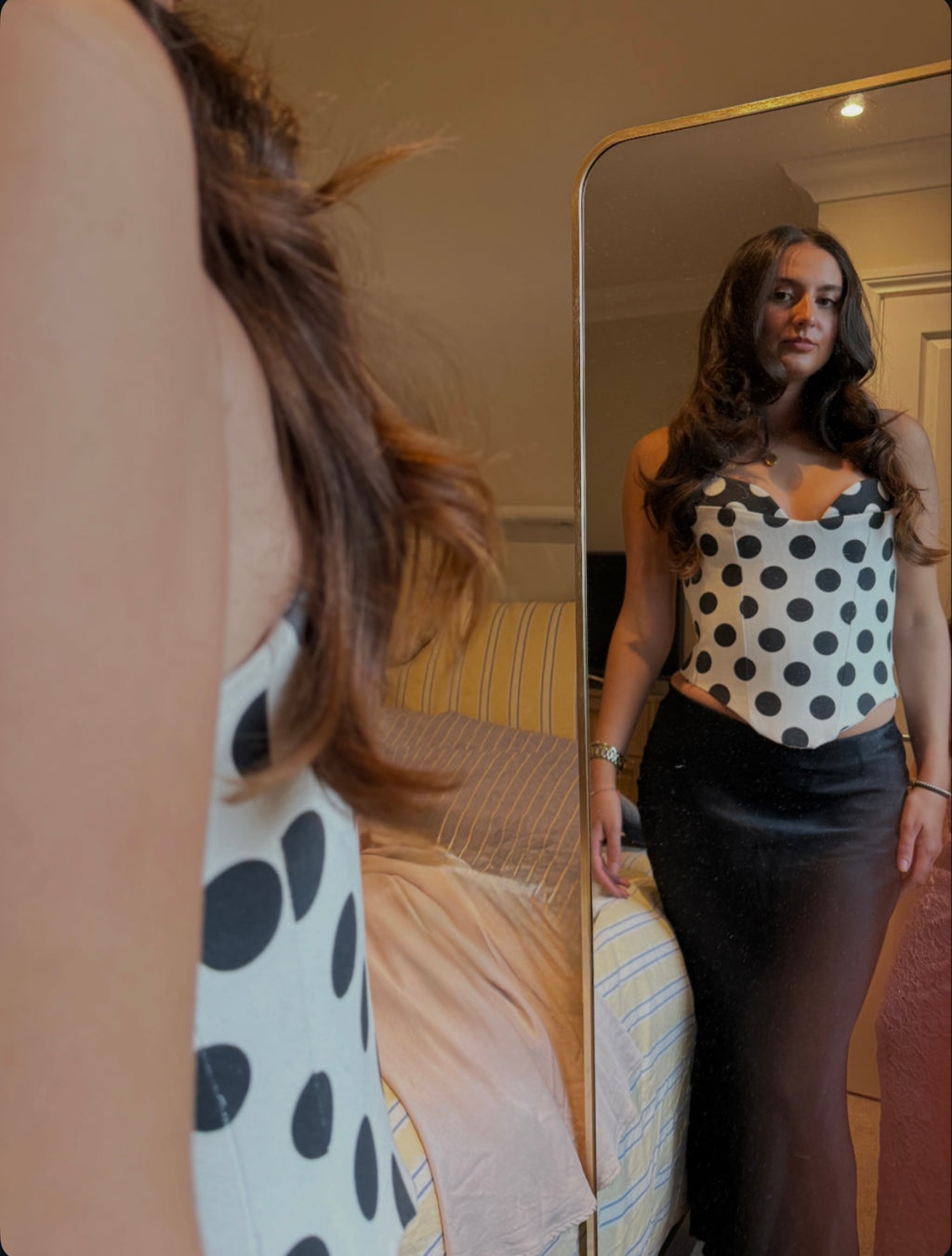 Maria corset - Polka dot